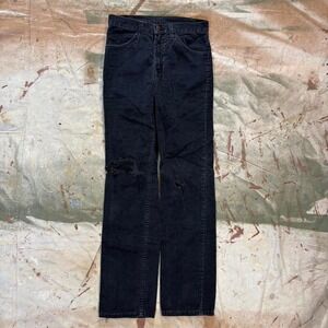 Vintage 1980s Dark Blue Levi's corduroy trousers